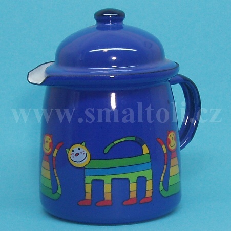 Milchkanne, blau - KATZE